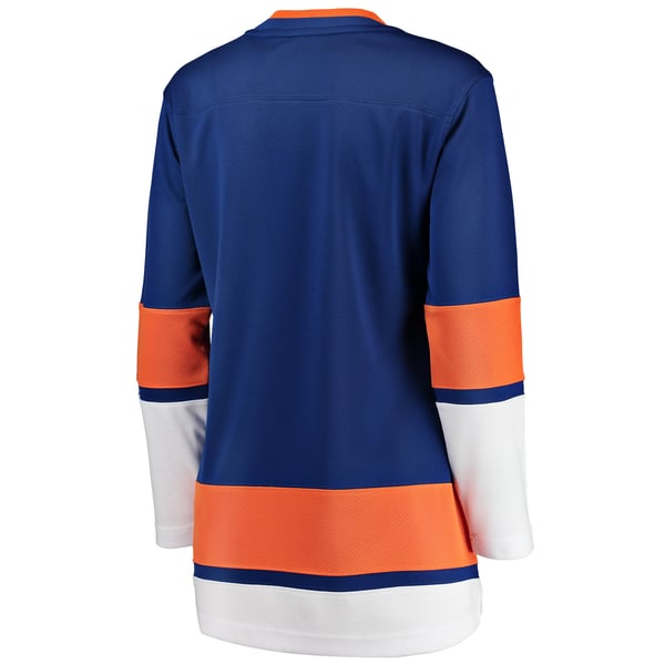 Women's New York Islanders Fanatics Blue Home Breakaway Jersey - Image 4