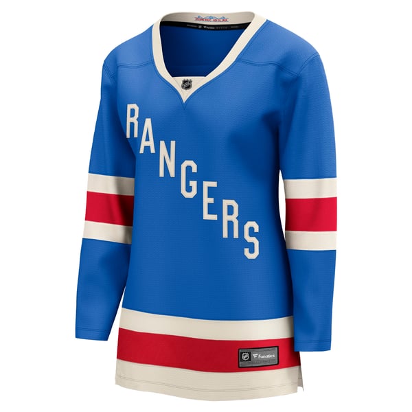 Women's New York Rangers  Fanatics Blue Centennial Breakaway Jersey - Image 3