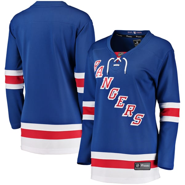 Women's New York Rangers Fanatics Blue Home Breakaway Jersey - Image 2