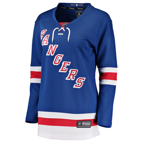 Women's New York Rangers Fanatics Blue Home Breakaway Jersey - Image 3