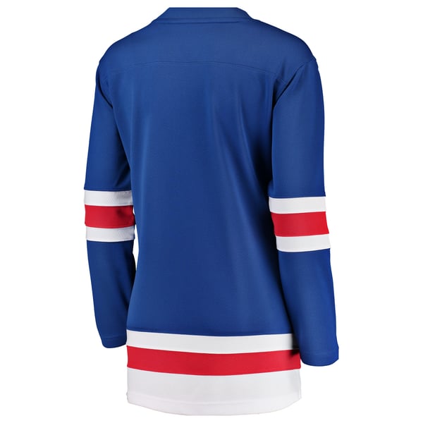 Women's New York Rangers Fanatics Blue Home Breakaway Jersey - Image 4