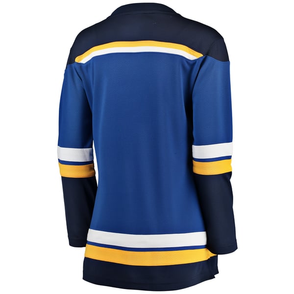 Women's St. Louis Blues Fanatics Blue Home Breakaway Jersey - Image 4