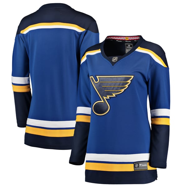 Women's St. Louis Blues Fanatics Blue Home Breakaway Jersey - Image 1