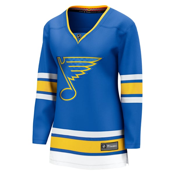 Women's St. Louis Blues Fanatics Blue Home Breakaway Jersey - Image 3