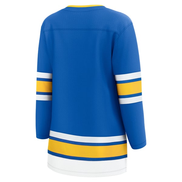 Women's St. Louis Blues Fanatics Blue Home Breakaway Jersey - Image 4