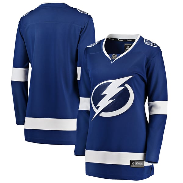 Women's Tampa Bay Lightning Fanatics Blue Home Breakaway Jersey - Image 2