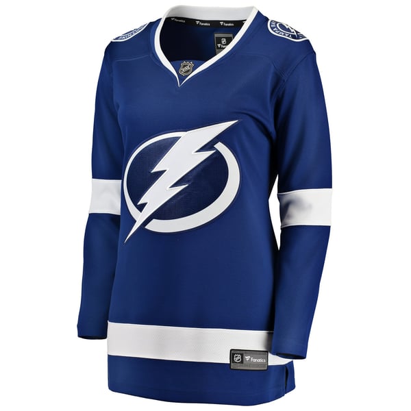 Women's Tampa Bay Lightning Fanatics Blue Home Breakaway Jersey - Image 3