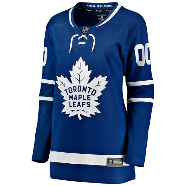Women's Toronto Maple Leafs Fanatics Blue Home Breakaway Custom Jersey - Image 3