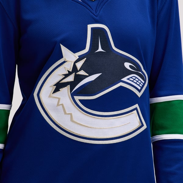 Women's Vancouver Canucks Fanatics Blue Premier Breakaway Jersey - Image 9