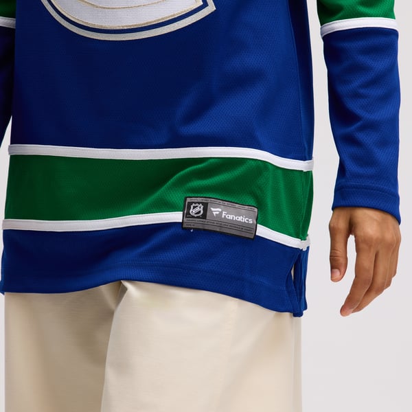Women's Vancouver Canucks Fanatics Blue Premier Breakaway Jersey - Image 10