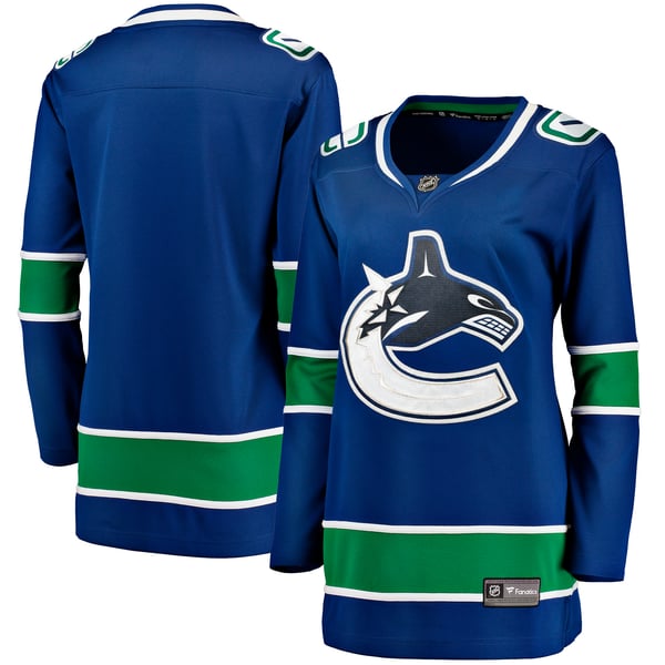 Women's Vancouver Canucks Fanatics Blue Premier Breakaway Jersey - Image 1