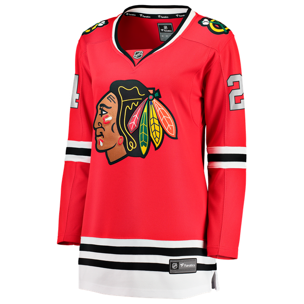 Women's Chicago Blackhawks Bowen Byram Fanatics Red Home Breakaway Jersey - Image 3