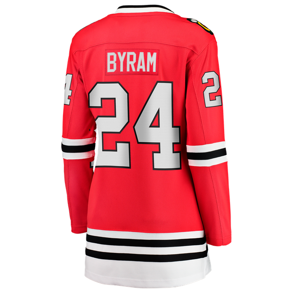 Women's Chicago Blackhawks Bowen Byram Fanatics Red Home Breakaway Jersey - Image 4