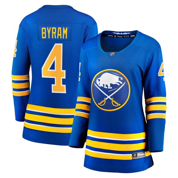 Women's Buffalo Sabres Bowen Byram Fanatics Royal Home Breakaway Player Jersey - Image 2