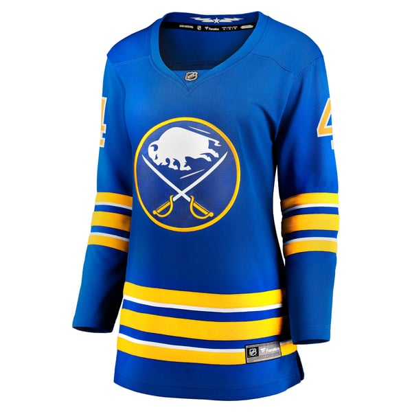 Women's Buffalo Sabres Bowen Byram Fanatics Royal Home Breakaway Player Jersey - Image 3
