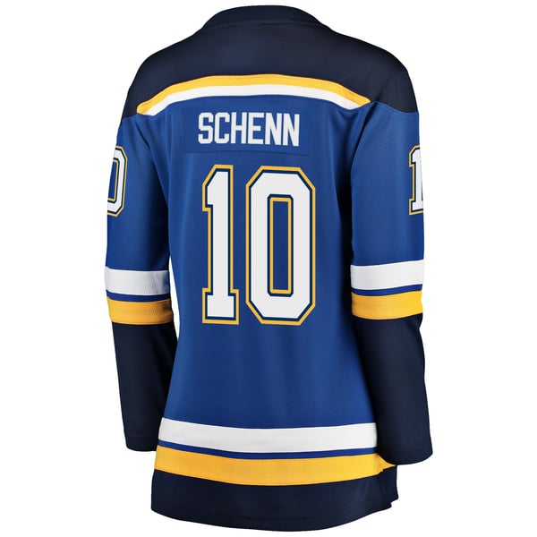 Women's St. Louis Blues Brayden Schenn Fanatics Blue Breakaway Player Jersey - Image 4
