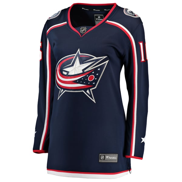 Women's Columbus Blue Jackets Brendan Gaunce Fanatics Navy Home Breakaway Jersey - Image 3