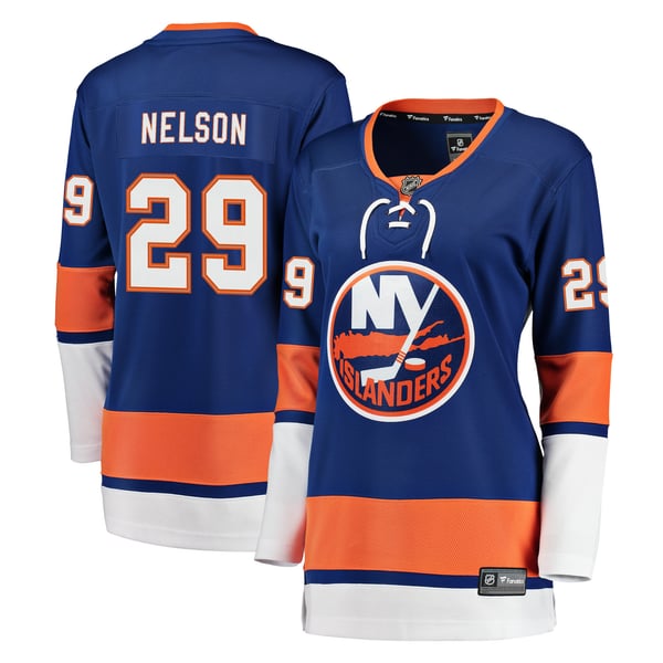 Women's New York Islanders Brock Nelson Fanatics Royal Breakaway Player Jersey - Image 2