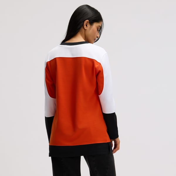 Women's Philadelphia Flyers Fanatics Burnt Orange Home Breakaway Jersey - Image 6