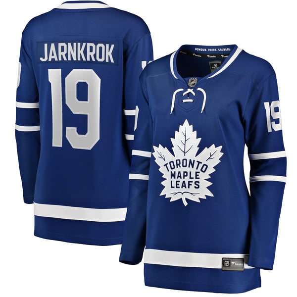 Women's Toronto Maple Leafs Calle Jarnkrok Fanatics Blue Home Breakaway Player Jersey - Image 2