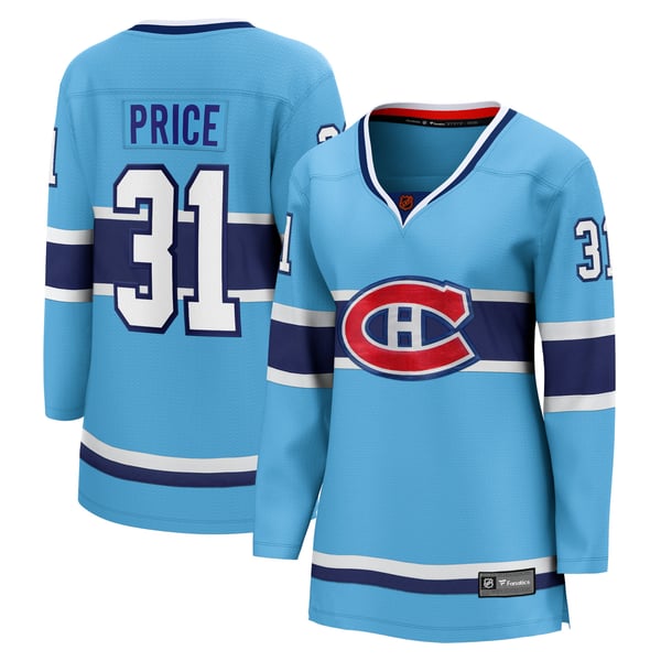Women's Montreal Canadiens Carey Price Fanatics Light Blue Special Edition 2.0 Breakaway Player Jersey - Image 2