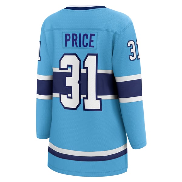 Women's Montreal Canadiens Carey Price Fanatics Light Blue Special Edition 2.0 Breakaway Player Jersey - Image 4