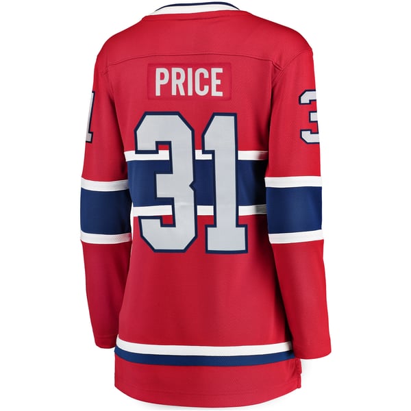 Women's Montreal Canadiens Carey Price Fanatics Red Home Breakaway Jersey - Image 4