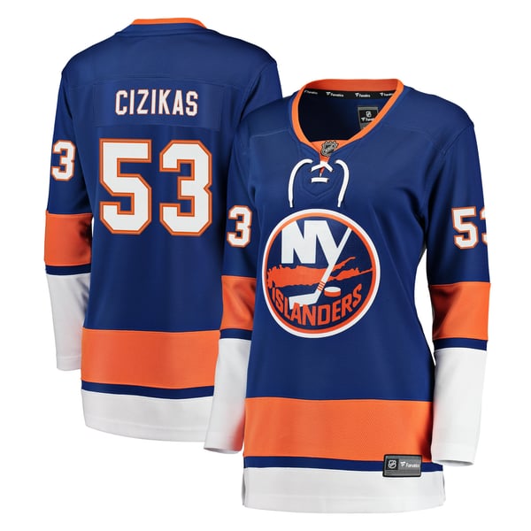 Women's New York Islanders Casey Cizikas Fanatics Royal Breakaway Player Jersey - Image 2