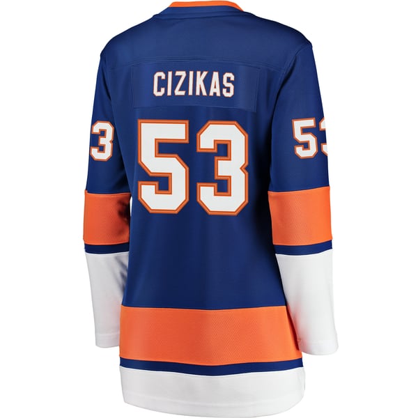 Women's New York Islanders Casey Cizikas Fanatics Royal Breakaway Player Jersey - Image 4