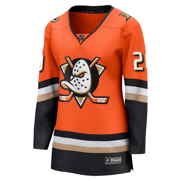 Women's Anaheim Ducks Chris Kreider Fanatics Orange Home Breakaway Player Jersey