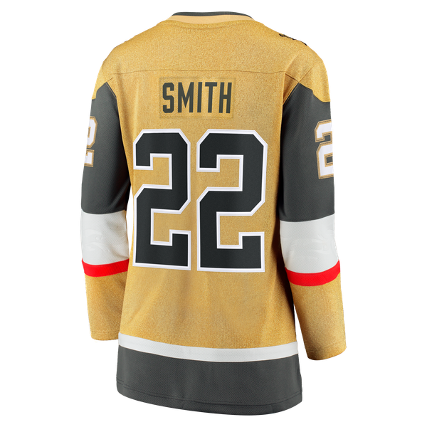 Women's Vegas Golden Knights Cole Smith Fanatics Gold Home Breakaway Jersey - Image 4