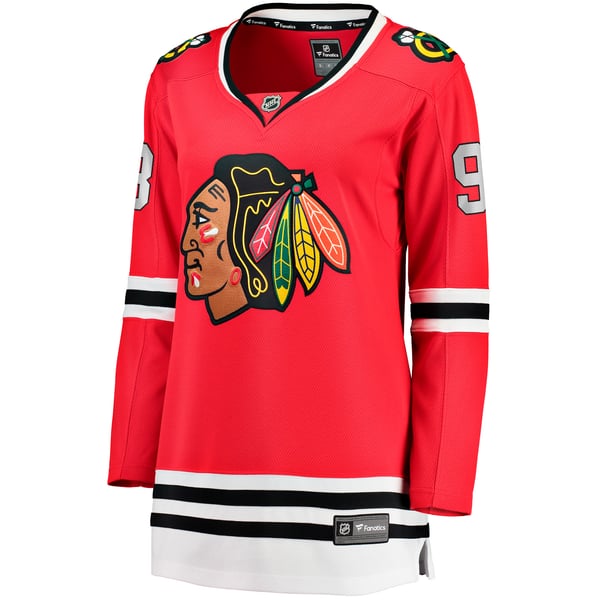 Women's Chicago Blackhawks Connor Bedard Fanatics Red Home Breakaway Player Jersey - Image 3