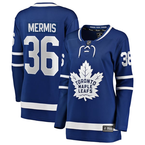 Women's Toronto Maple Leafs Dakota Mermis Fanatics Blue Home Breakaway Jersey - Image 1