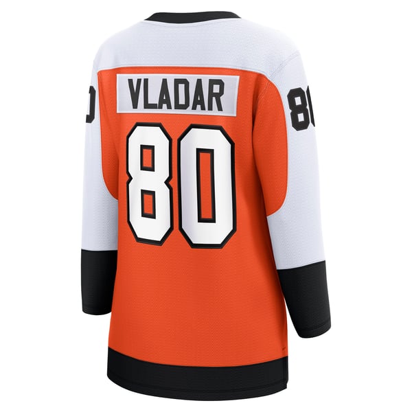 Women's Philadelphia Flyers Dan Vladar Fanatics Orange Home Breakaway Jersey - Image 4