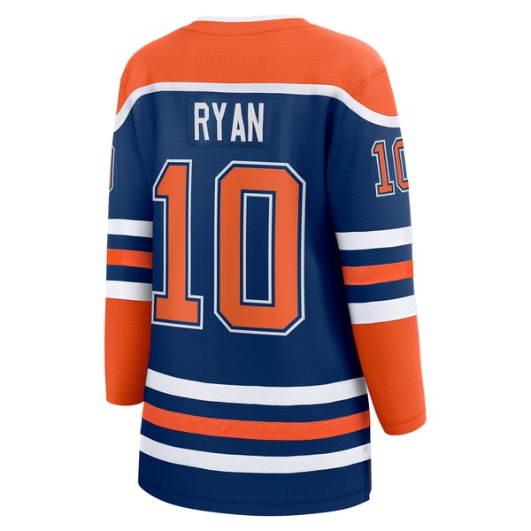 Women's Edmonton Oilers Derek Ryan Fanatics Royal Home Breakaway Player Jersey - Image 4
