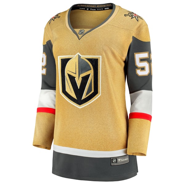 Women's Vegas Golden Knights Dylan Coghlan Fanatics Gold Home Breakaway Jersey - Image 3