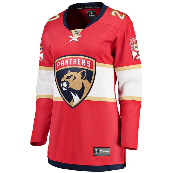 Women's Florida Panthers Eetu Luostarinen Fanatics Red Home Breakaway Player Jersey - Image 3