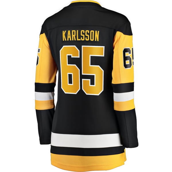 Women's Pittsburgh Penguins Erik Karlsson Fanatics Black Home Breakaway Jersey - Image 4