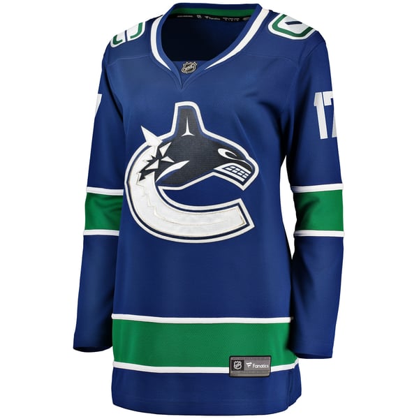Women's Vancouver Canucks Filip Hronek Fanatics Blue Home Breakaway Jersey - Image 3