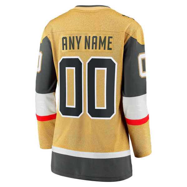 Women's Vegas Golden Knights Fanatics Gold 2026 Stanley Cup Final Breakaway Custom Jersey - Image 4
