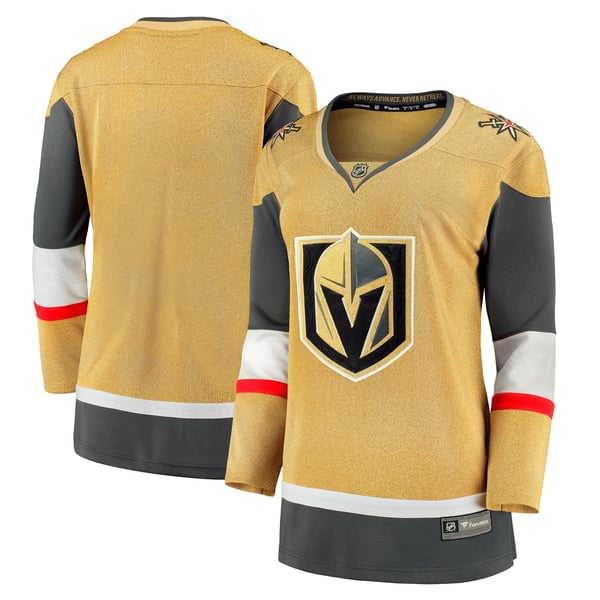 Women's Vegas Golden Knights Fanatics Gold Home  Breakaway Jersey - Image 1