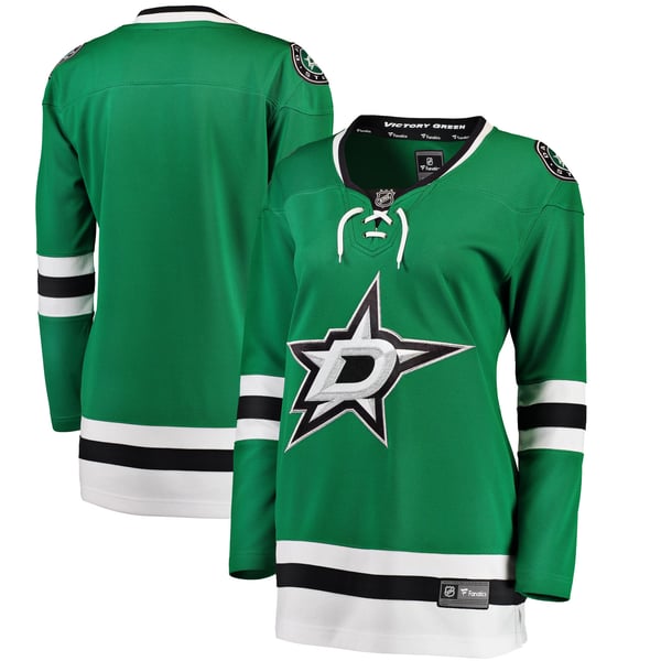 Women's Dallas Stars Fanatics Green Home Breakaway Jersey - Image 1