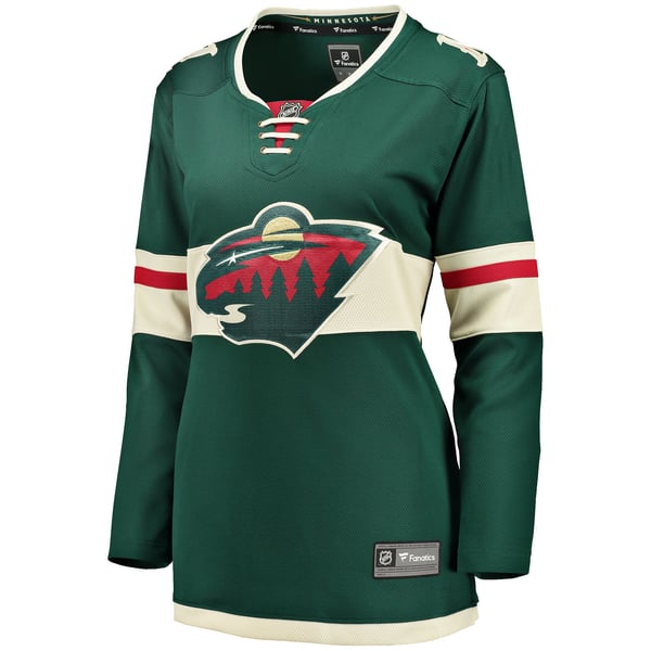 Women's Minnesota Wild Fanatics Green Home Breakaway Jersey - Image 3
