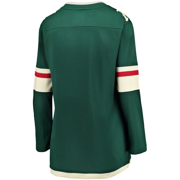 Women's Minnesota Wild Fanatics Green Home Breakaway Jersey - Image 4