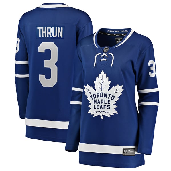 Women's Toronto Maple Leafs Henry Thrun Fanatics Blue Home Breakaway Jersey - Image 2