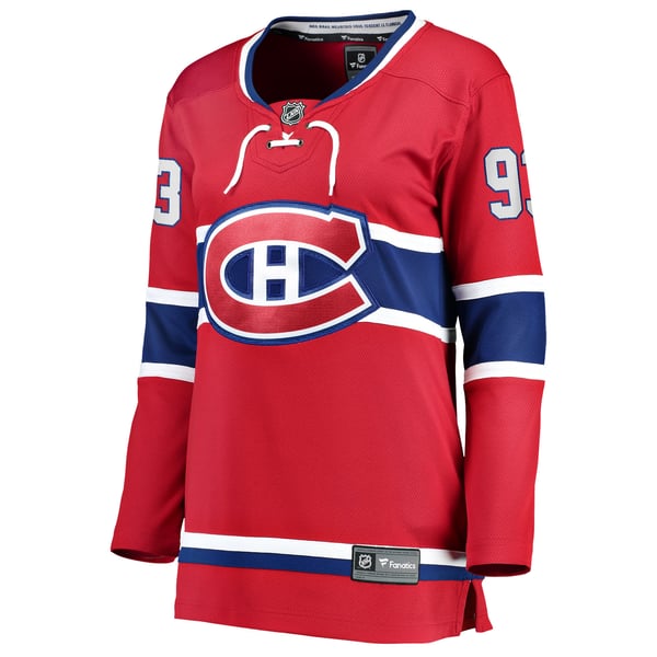 Women's Montreal Canadiens Ivan Demidov Fanatics Red Home Breakaway Player Jersey - Image 3