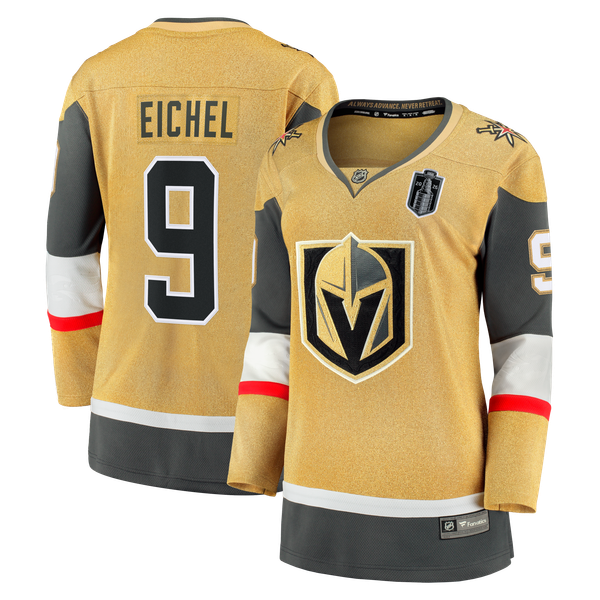 Women's Vegas Golden Knights Jack Eichel Fanatics Gold 2026 Stanley Cup Final Breakaway Jersey - Image 2