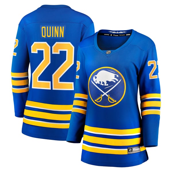 Women's Buffalo Sabres Jack Quinn Fanatics Royal Home Breakaway Player Jersey - Image 2