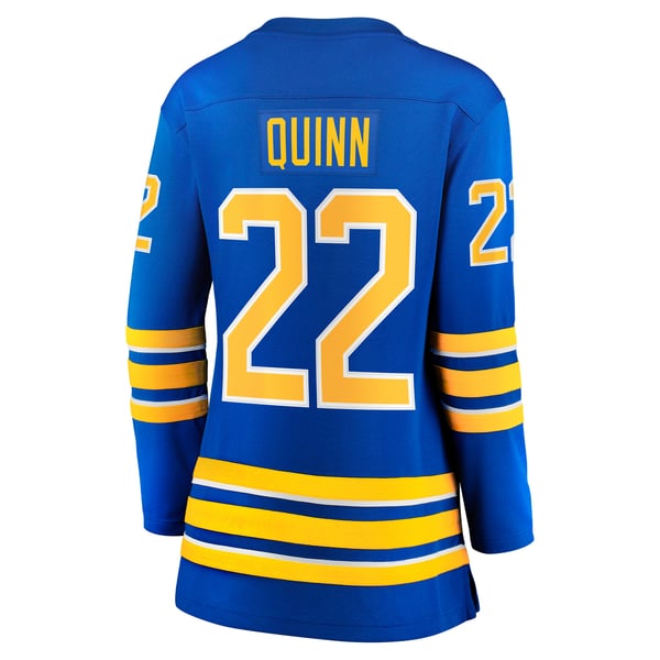 Women's Buffalo Sabres Jack Quinn Fanatics Royal Home Breakaway Player Jersey - Image 4