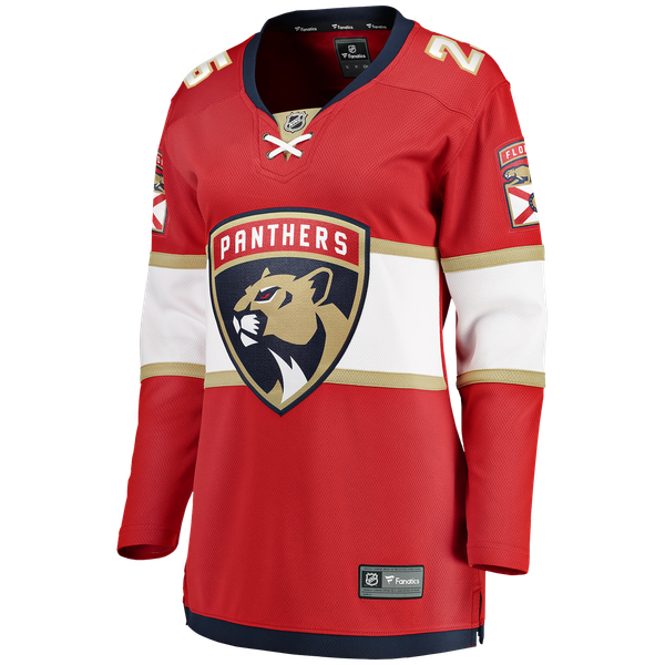 Women's Florida Panthers Jacob Markstrom Fanatics Red Home Breakaway Jersey - Image 3